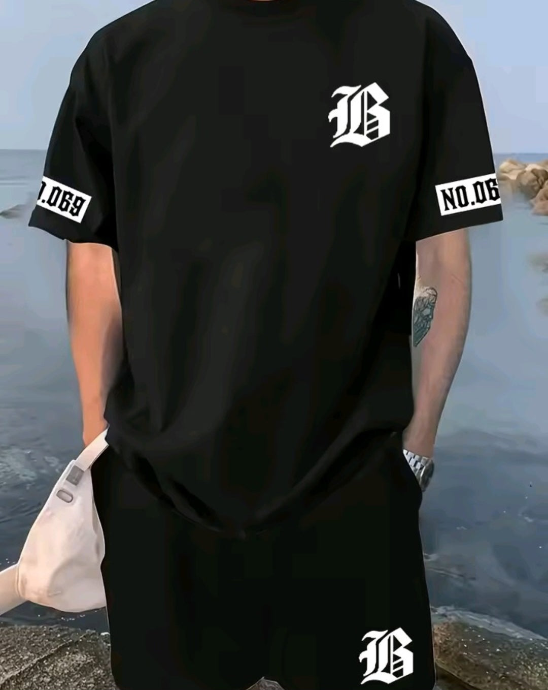 Men's shirt and shorts set
