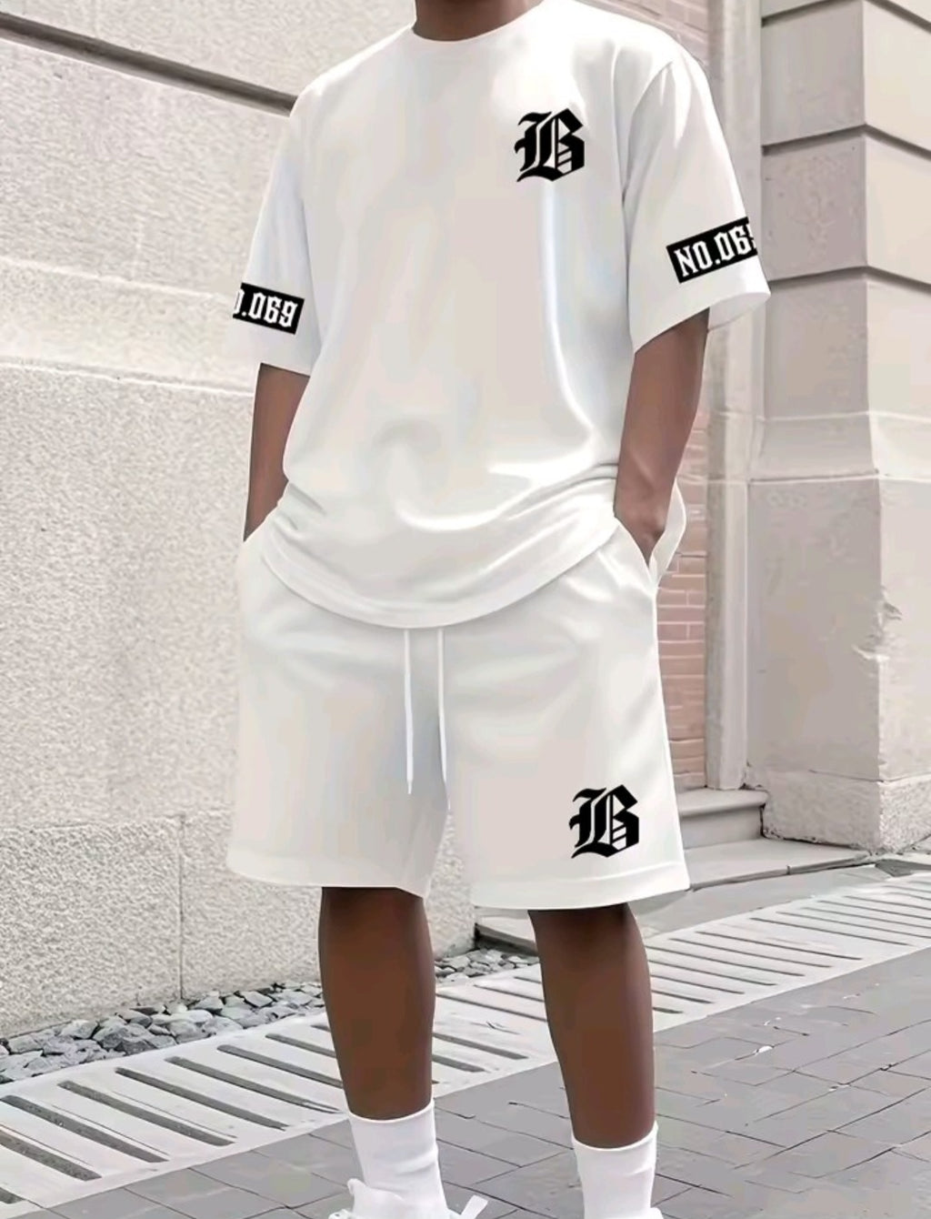 Men's shirt and shorts set