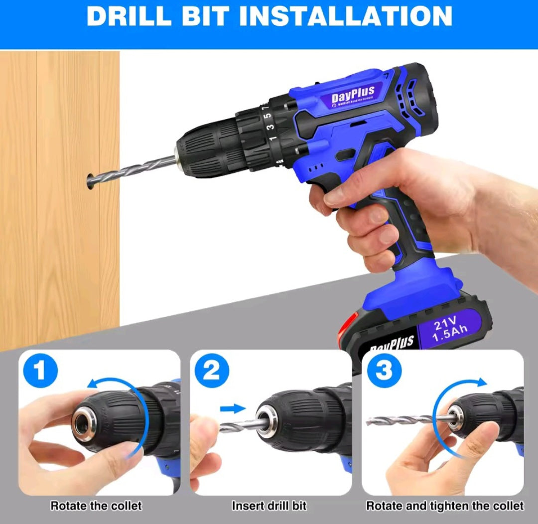 Electric drill and screwdriver